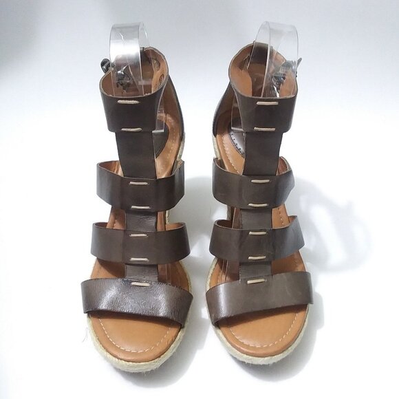 Fossil Platform Gladiator Wedge Espadrilles - Picture 5 of 12